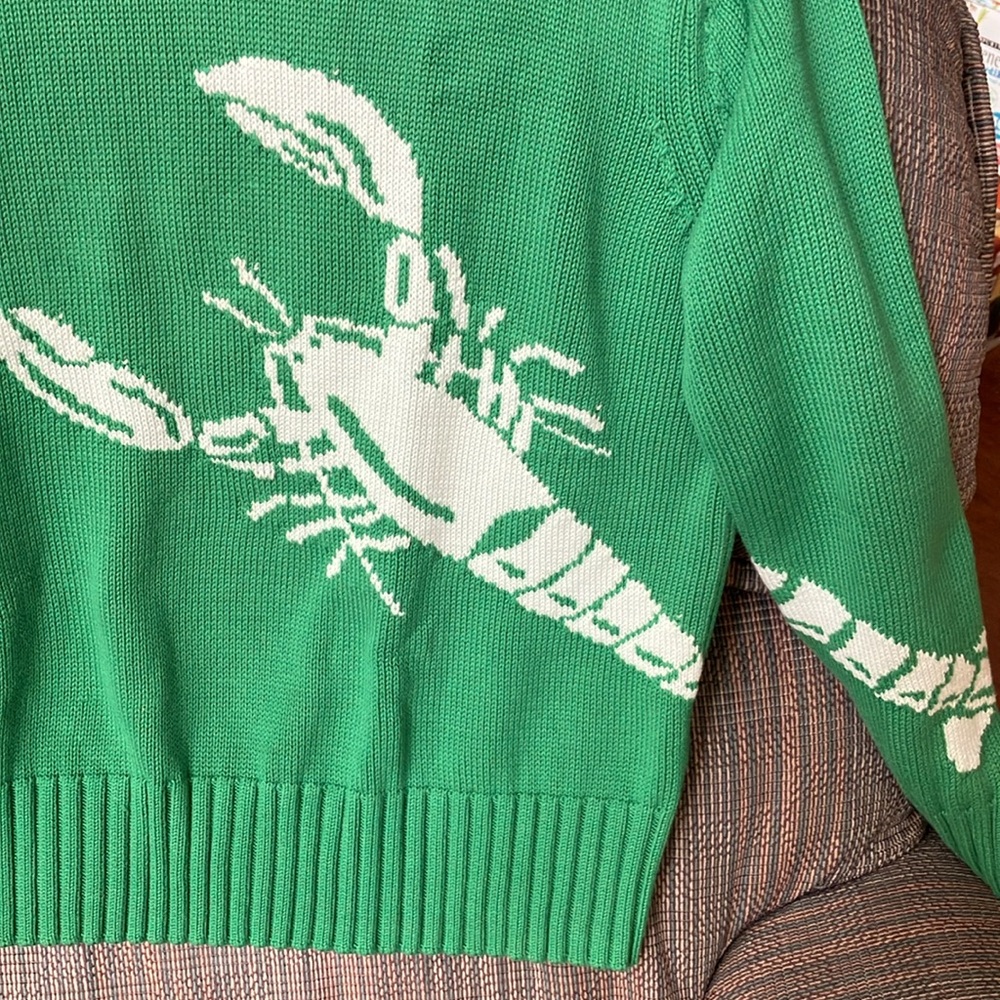 Tuckernuck lucky green lobster sweater - Picture 3 of 6